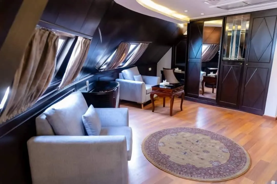 Lounge aboard the MS Coral II Nile Cruise Nile cruise